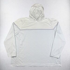 Vineyard Vines Sankaty Hoodie Mens 2XB White Striped On-The-Go 1K004371